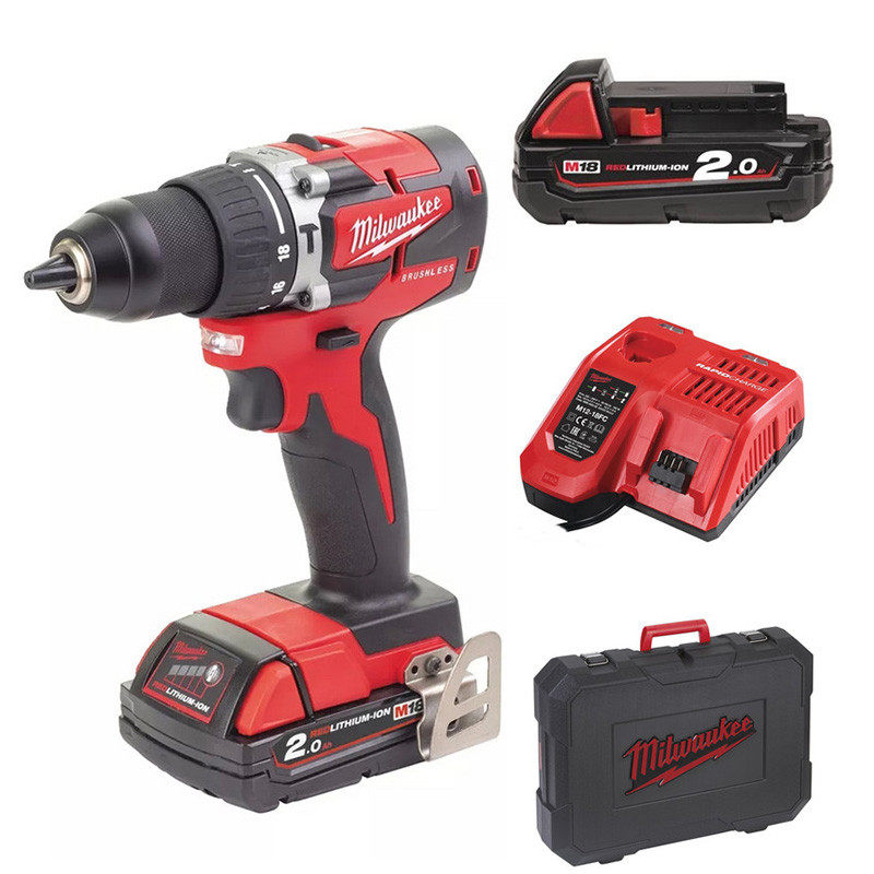 دریل چکشی شارژی میلواکی مدل M18CBLPD 202C