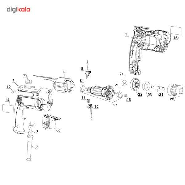 دریل دیوالت مدل DWD112S