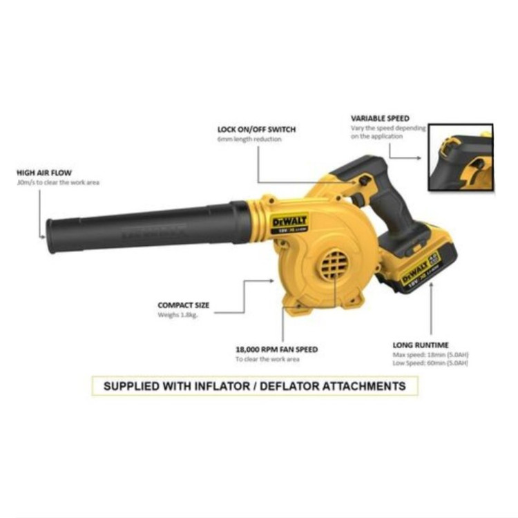 دستگاه دمنده دیوالت مدل DCV100