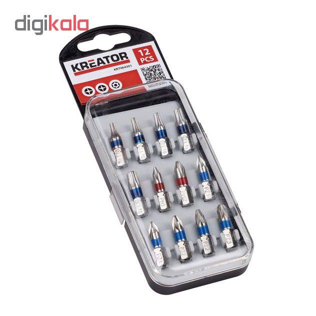 مجموعه 12 عددی سری پیچ گوشتی کریتور مدل KRT064301