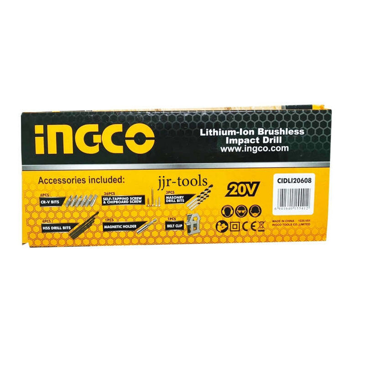 دریل پیچ گوشتی چکشی شارژی اینکو مدل CIDLI20608-20V