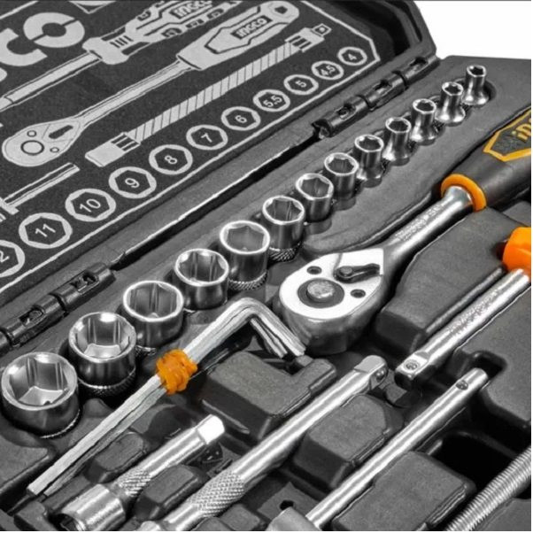 آچار بکس اینکو مدل HKTS14451 مجموعه 45 عددی