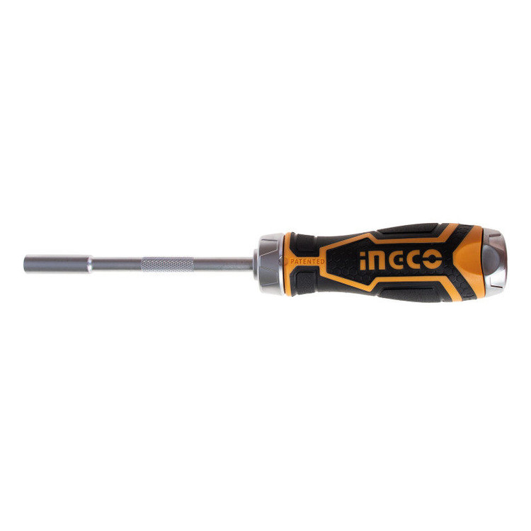پیچ گوشتی و بکس جغجغه اینکو مدل HKSDB-0338 مجموعه 33 عددی