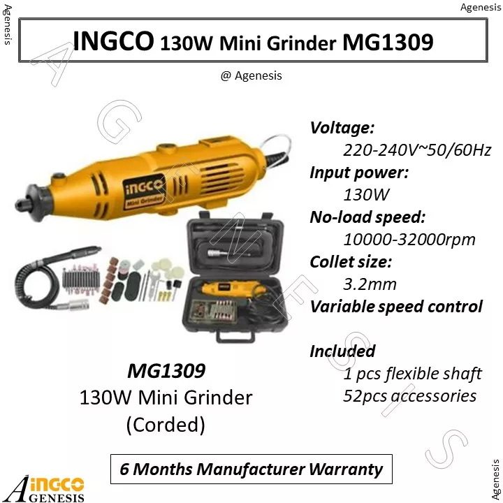 فرز انگشتی مینیاتوری اینکو مدل MG-1309 مجموعه 52 عددی