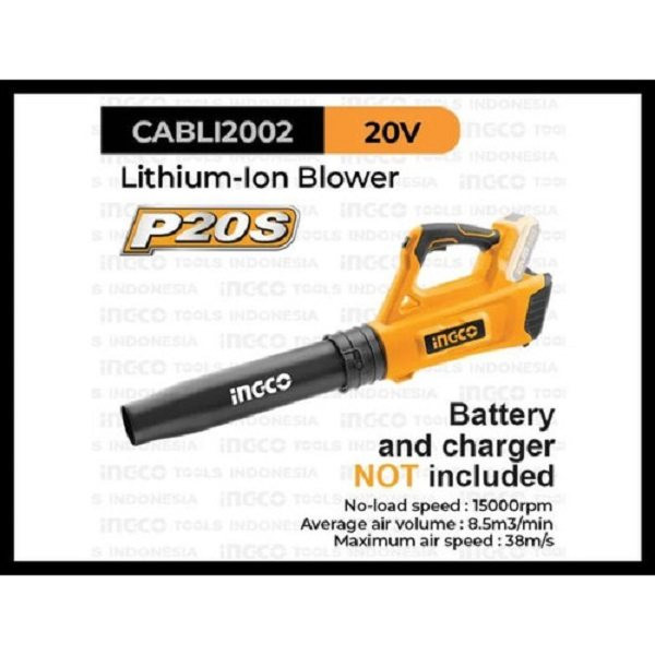 دستگاه دمنده برگ روب شارژی اینکو مدل CABLI-2002