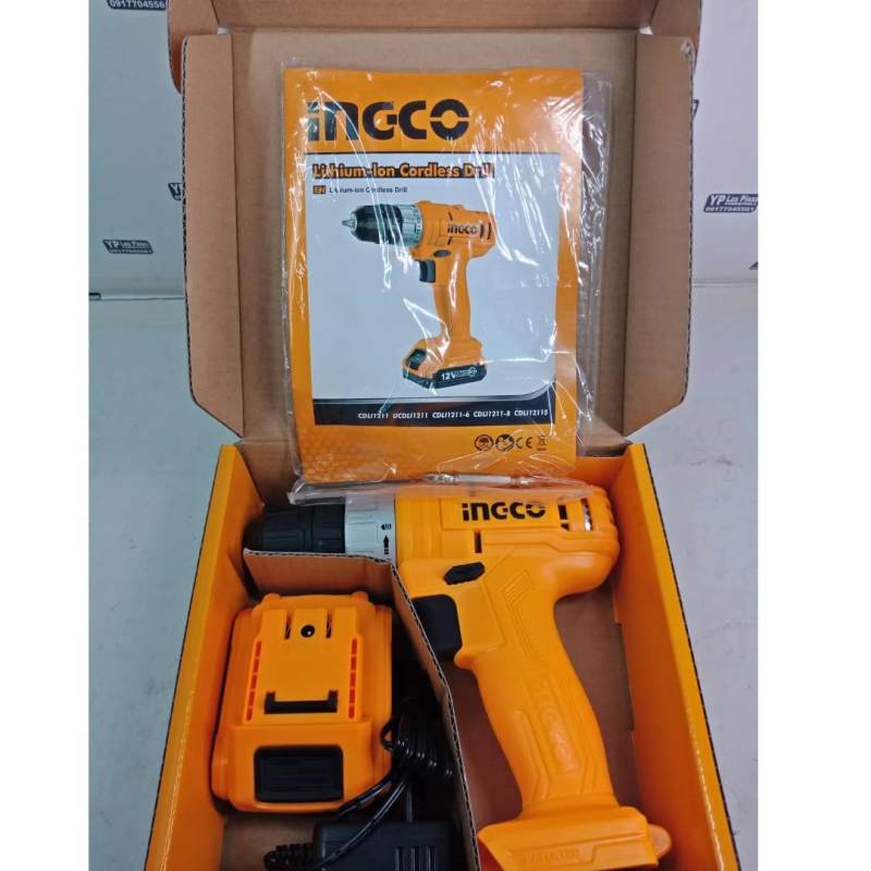 دریل پیچ گوشتی شارژی اینکو مدل CDLI1211