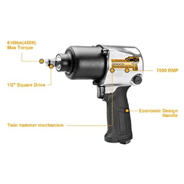 آچار بکس بادی اینکو مدل AIW12562
