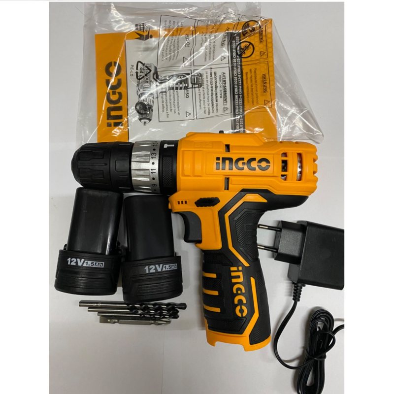 دریل پیچ گوشتی شارژی چکشی اینکو مدل CIDLI-1232