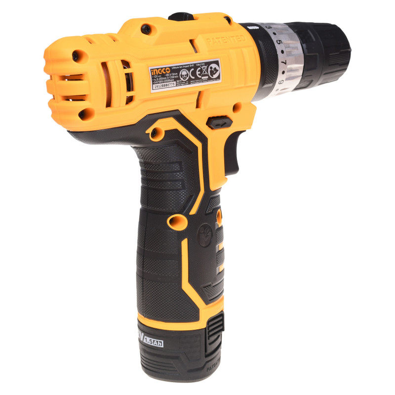 دریل پیچ گوشتی شارژی چکشی اینکو مدل CIDLI-1232
