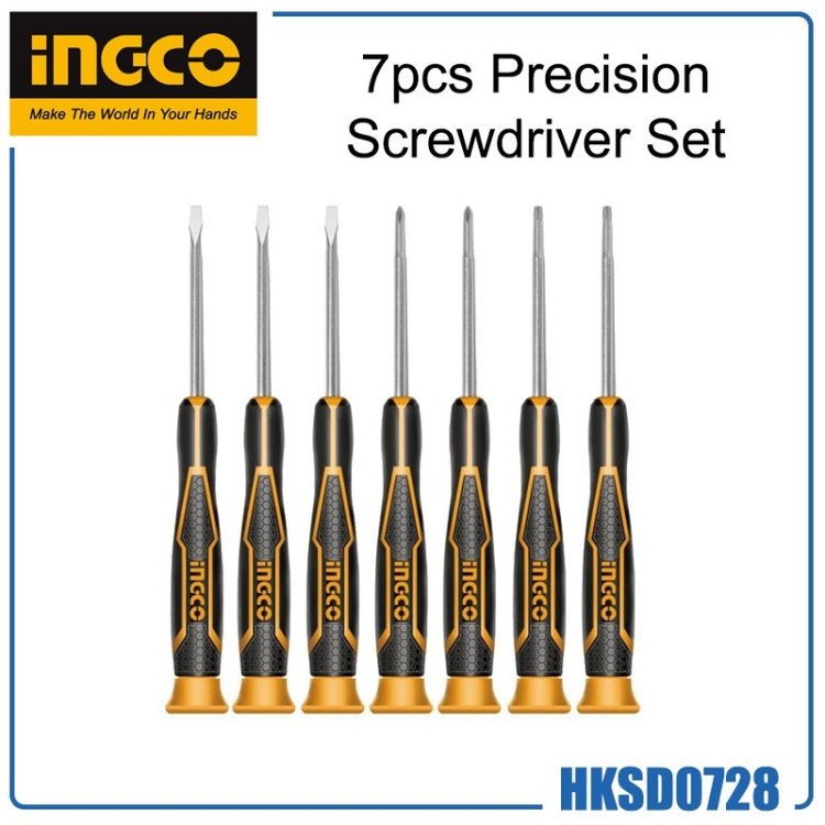 پیچ گوشتی ساعتی اینکو مدل HKSD-0718 بسته 7 عددی