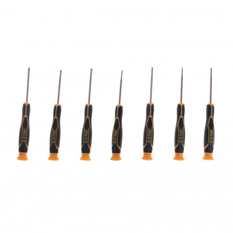 پیچ گوشتی ساعتی اینکو مدل HKSD-0718 بسته 7 عددی