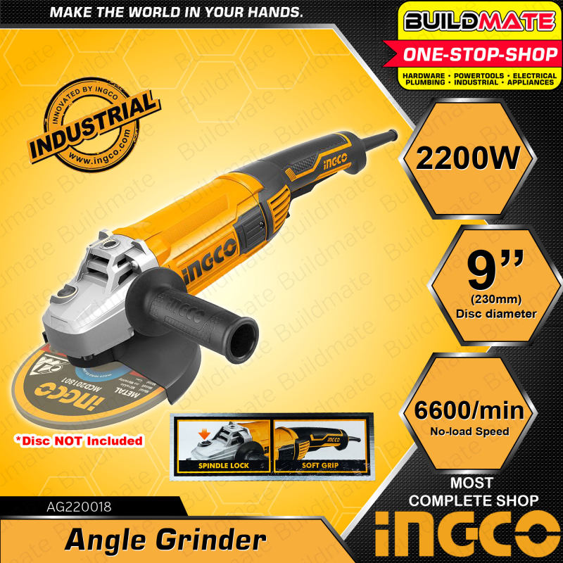 فرز سنگ بری اینکو مدل AG-24008-2400W