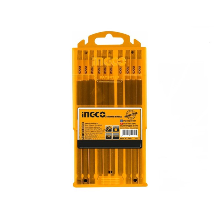 سری پیچ گوشتی چهارسو اینکو مدل SDBIM-11PH263 بسته 10 عددی
