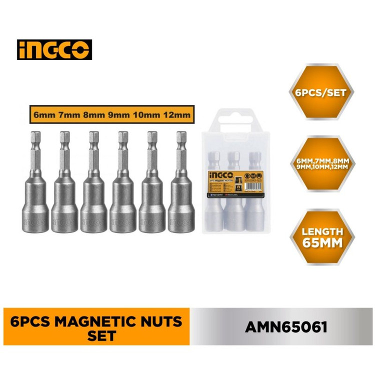 آچار بکس اینکو مدل AMN-65061 مجموعه 6 عددی