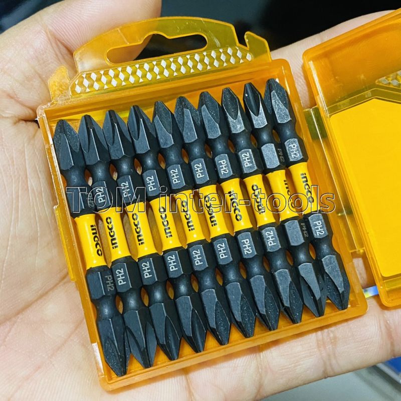 سری پیچ گوشتی دو سر چهار سو اینکو مدل SDBIM21PH233 مجموعه 10 عددی