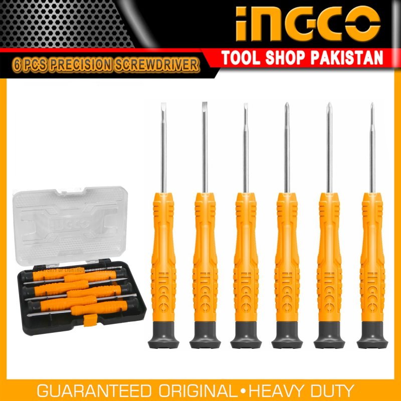 پیچ گوشتی ریز ساعتی اینکو مدل HKSD-0618 مجموعه 6 عددی
