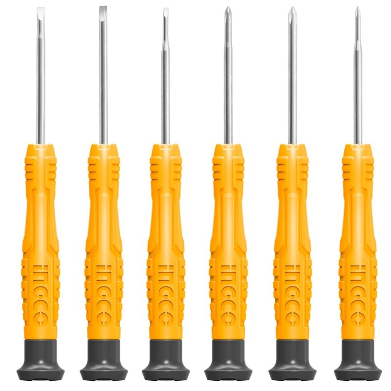 پیچ گوشتی ریز ساعتی اینکو مدل HKSD-0618 مجموعه 6 عددی