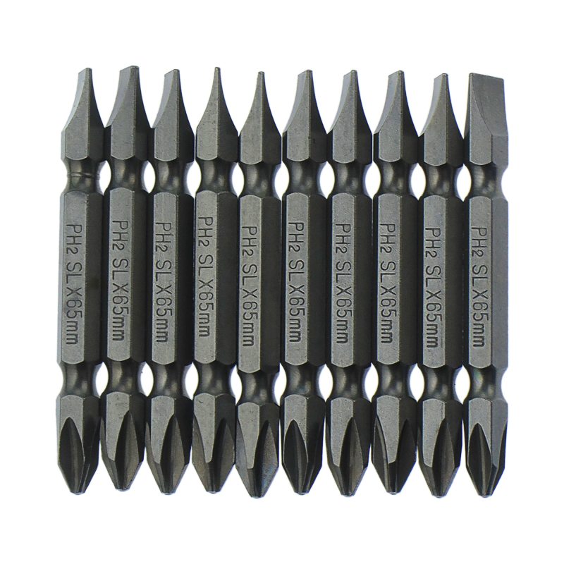 سری پیچ گوشتی یک سر چهارسو یک سر دو سو نیکون مدل NE-PH2SL-65mm مجموعه 10 عددی