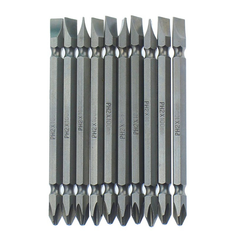 سری پیچ گوشتی یک سر چهارسو یک سر دو سو نیکون مدل NE-PH2-100mm مجموعه 10 عددی