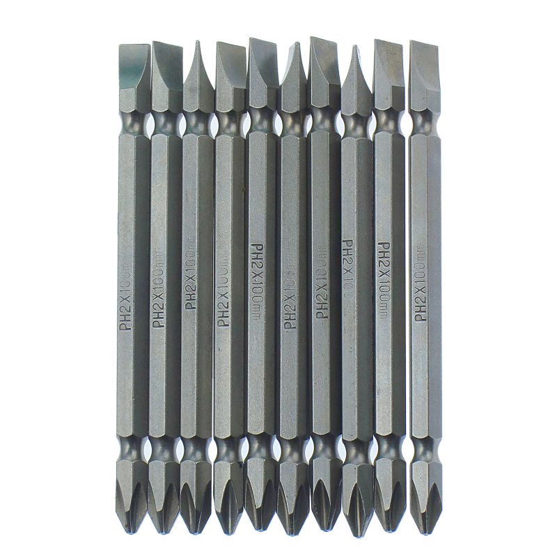 سری پیچ گوشتی یک سر چهارسو یک سر دو سو نیکون مدل NE-PH2-100mm مجموعه 10 عددی