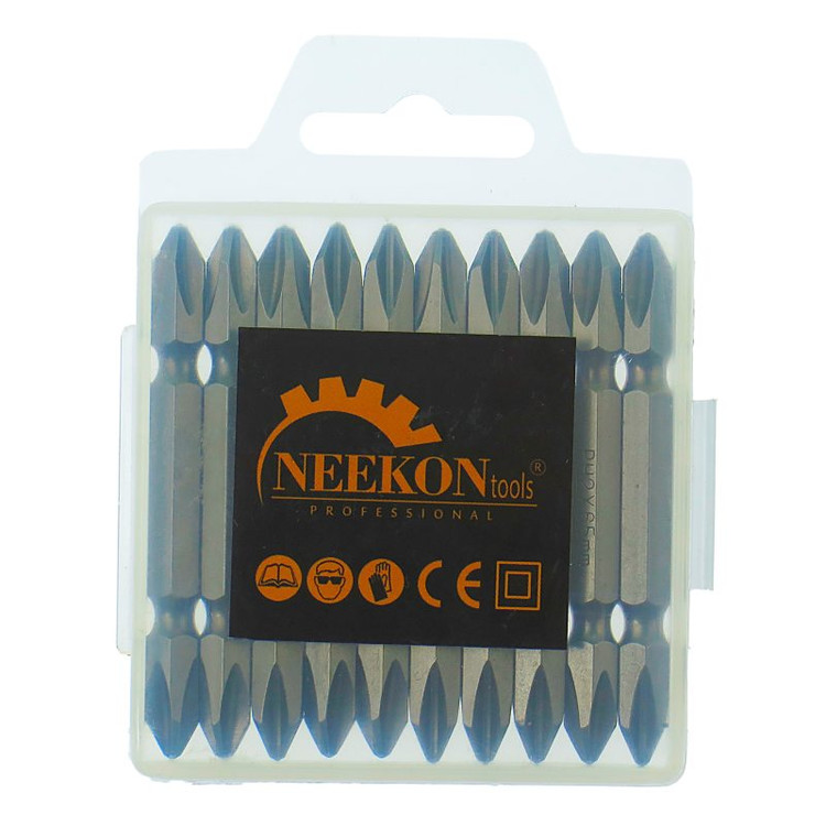سری پیچ گوشتی دو سر چهار سو نیکون مدل NE-PH2SL-65mm مجموعه 10 عددی