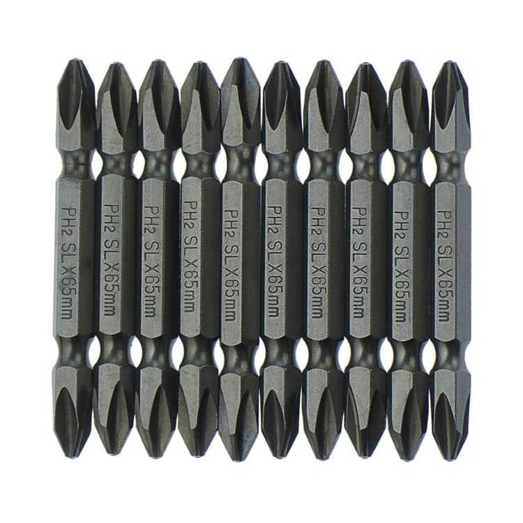 سری پیچ گوشتی دو سر چهار سو نیکون مدل NE-PH2SL-65mm مجموعه 10 عددی