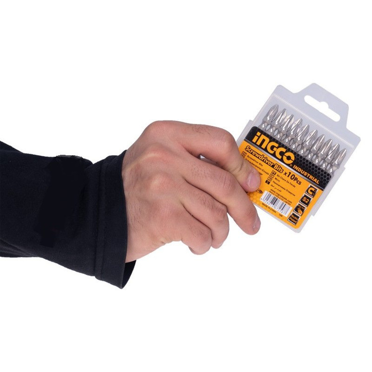 سری پیچ گوشتی دو سر چهار سو اینکو مدل SDB21PH-233 مجموعه 10 عددی
