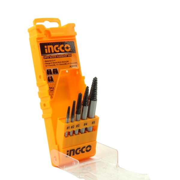 قلاویز چپ گرد اینکو مدل ASE-008-5pcs مجموعه 5 عددی
