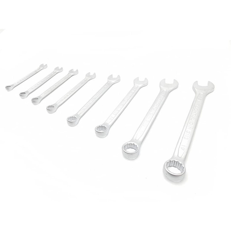 آچار یکسر تخت و یکسر رینگی تک تول مدل TECHUPC مجموعه 8 عددی