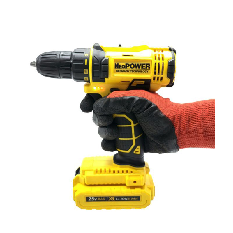 مجموعه 28 عددی دریل پیچ گوشتی شارژی نئو پاور مدل DCD710Dk2