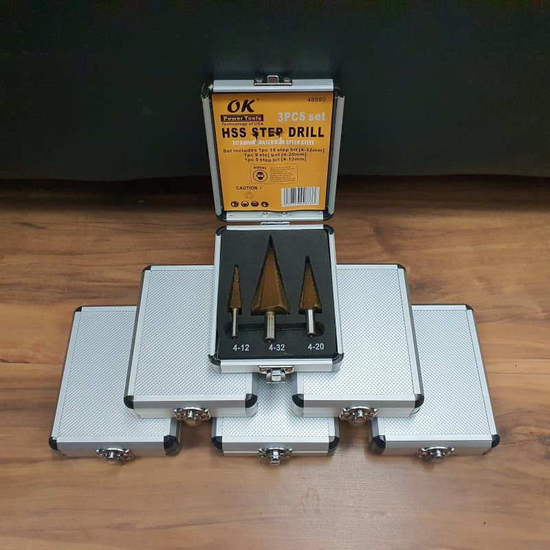 مته پله ای اوکی مدل PCS3_SET مجموعه 3 عددی