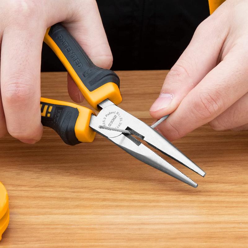 انبر دم باریک اینکو مدل HLNP-08168 سایز 6 اینچ