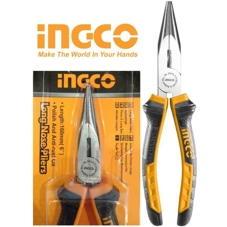 انبر دم باریک اینکو مدل HLNP-08168 سایز 6 اینچ