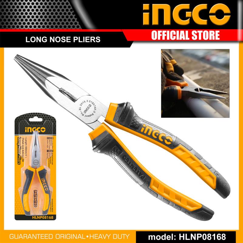 انبر دم باریک اینکو مدل HLNP-08168 سایز 6 اینچ