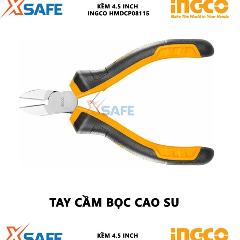 انبر سیم چین اینکو مدل HMDCP-08115 سایز 4.5 اینچ