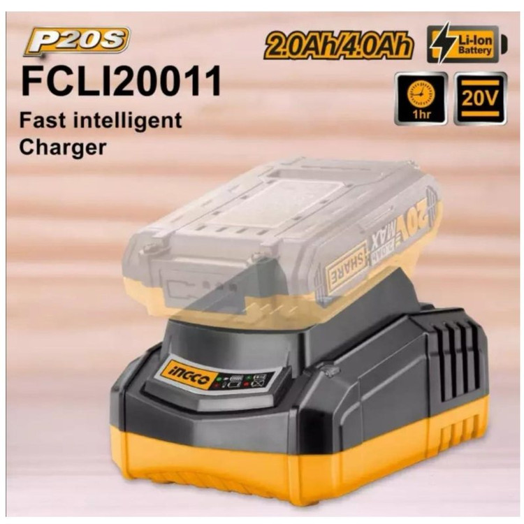 شارژر باتری 20 ولت 2 آمپر اینکو مدل FCLI-2001-20v-2.0Ah