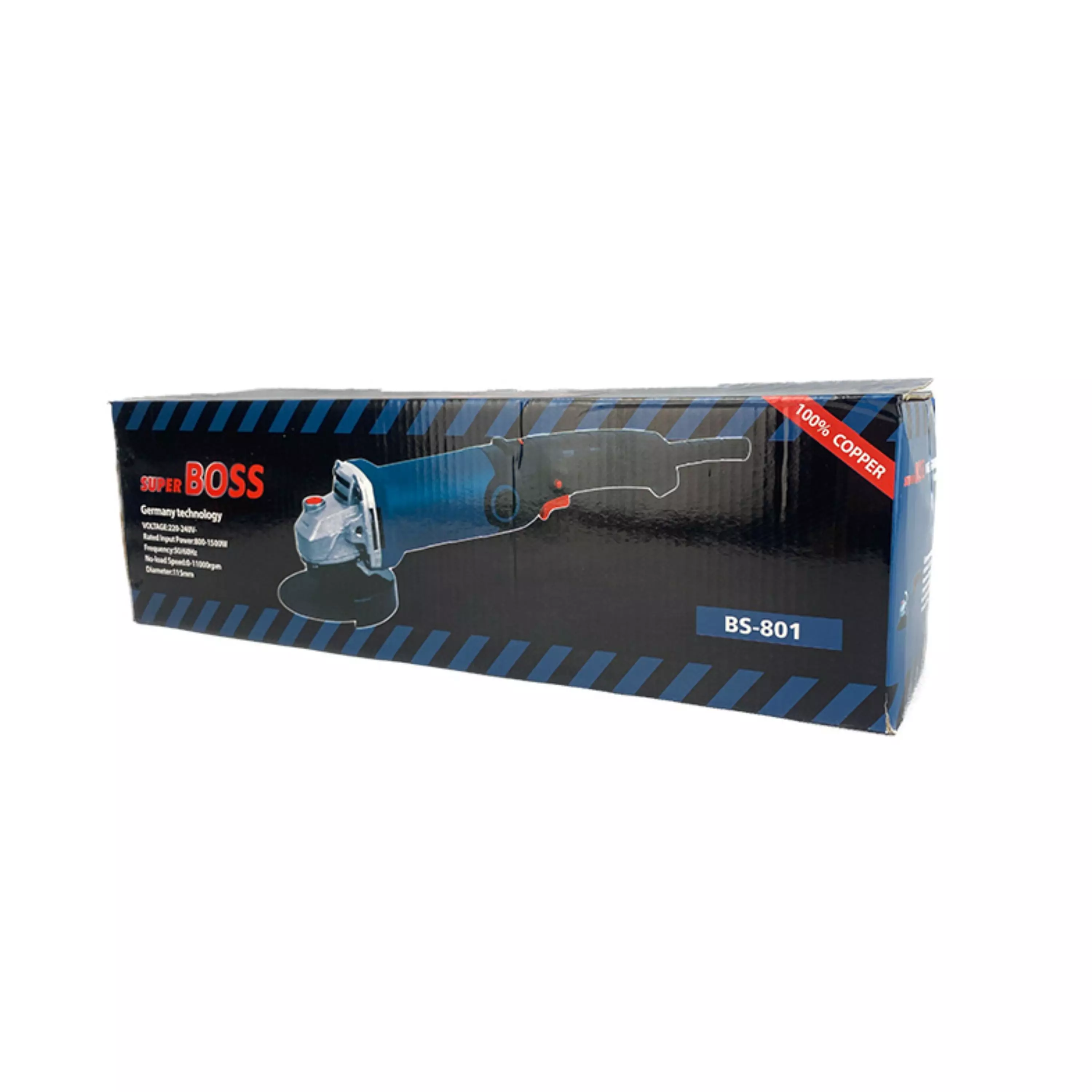 مینی فرز دسته بلند دیمردار باس مدل BS-801