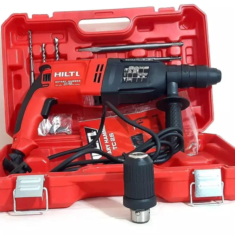 دریل سه حالته مارک HILTI دو سر نظام سه کیلو مدل TC2 1200وات