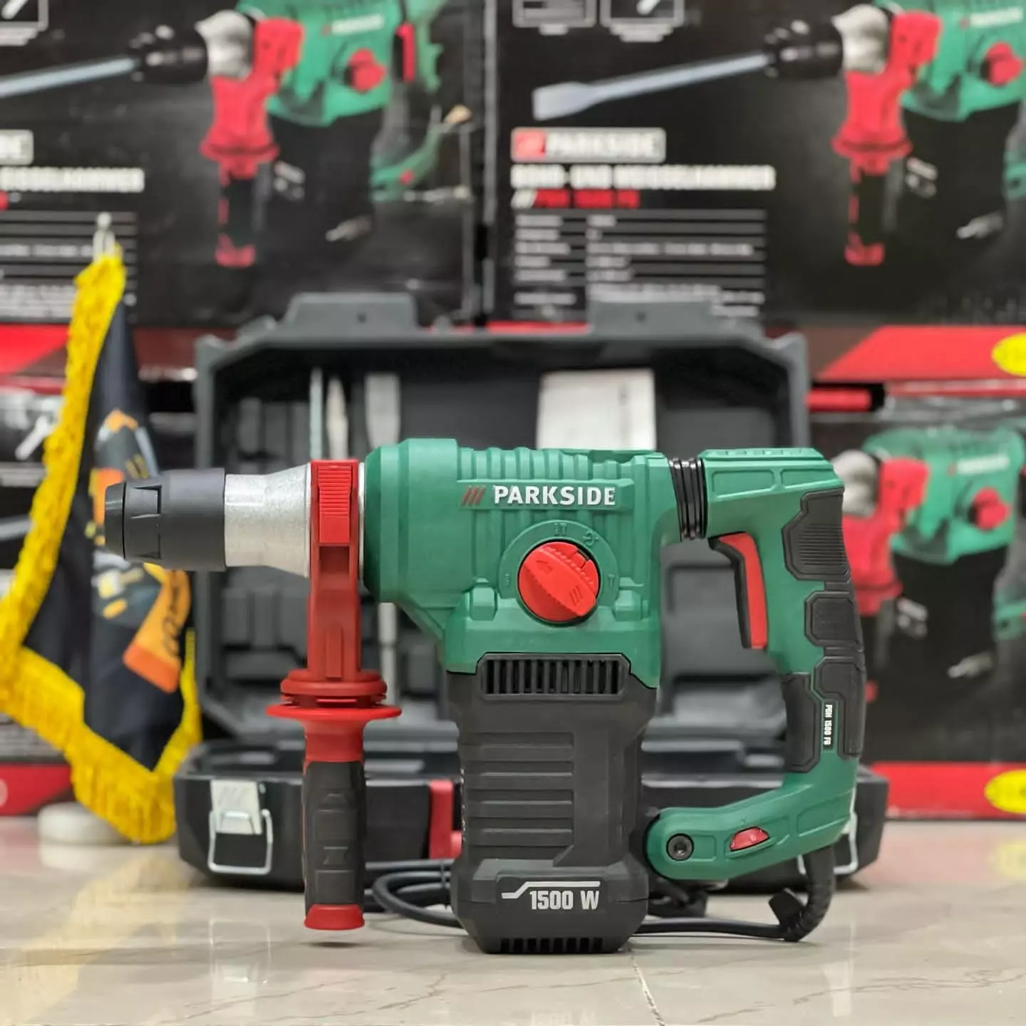دریل تخریب پارکساید اصلی  مدل PBH 1500 F6  توان 1500 وات  ولتاژ برق 220 ولت