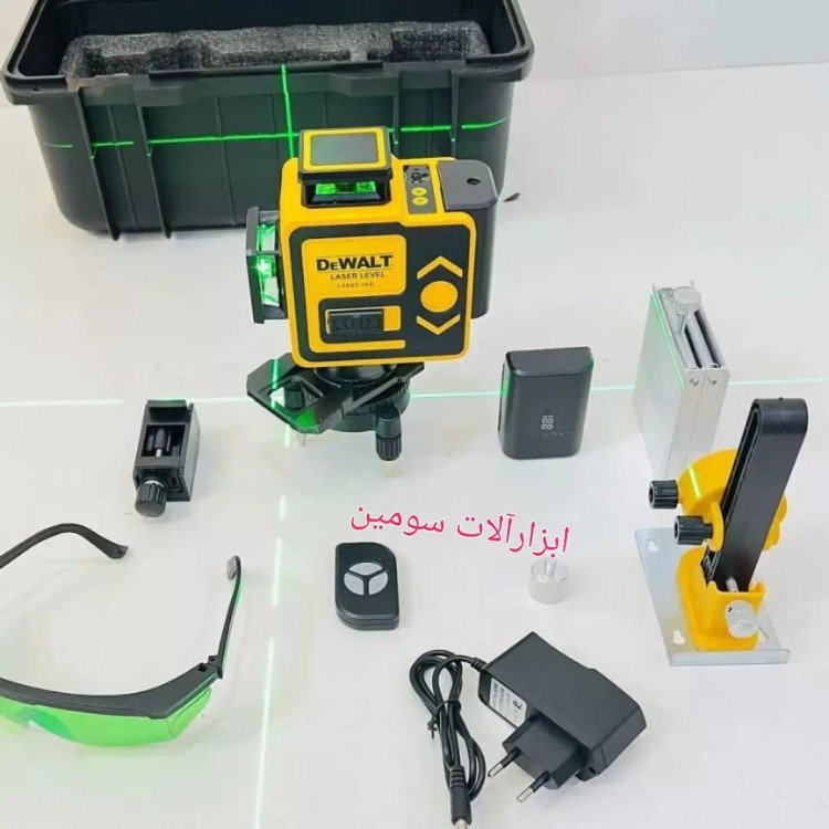 تراز لیزری دیوالت سنسوردار 4 بعدی قابلیت اتصال به گوشی