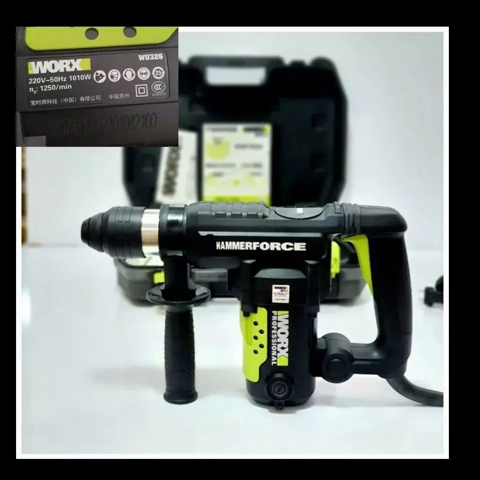مشخصات دریل تخریب 1010 وات ورکس Worx Drill WU326D
