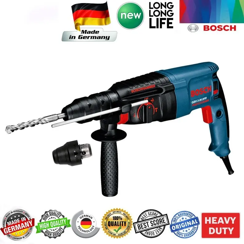 دریل بتن کن بوش مدل GBH 2-26 DFR (اصل)