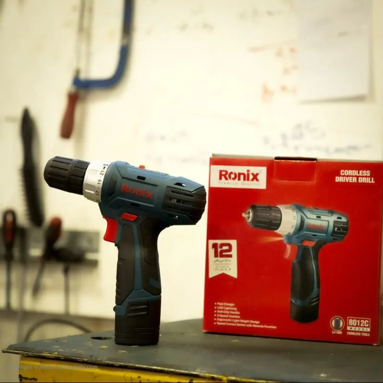 دریل شارژی رونیکس مدل 8012C ا Ronix 8012C Cordless Drill Driver
