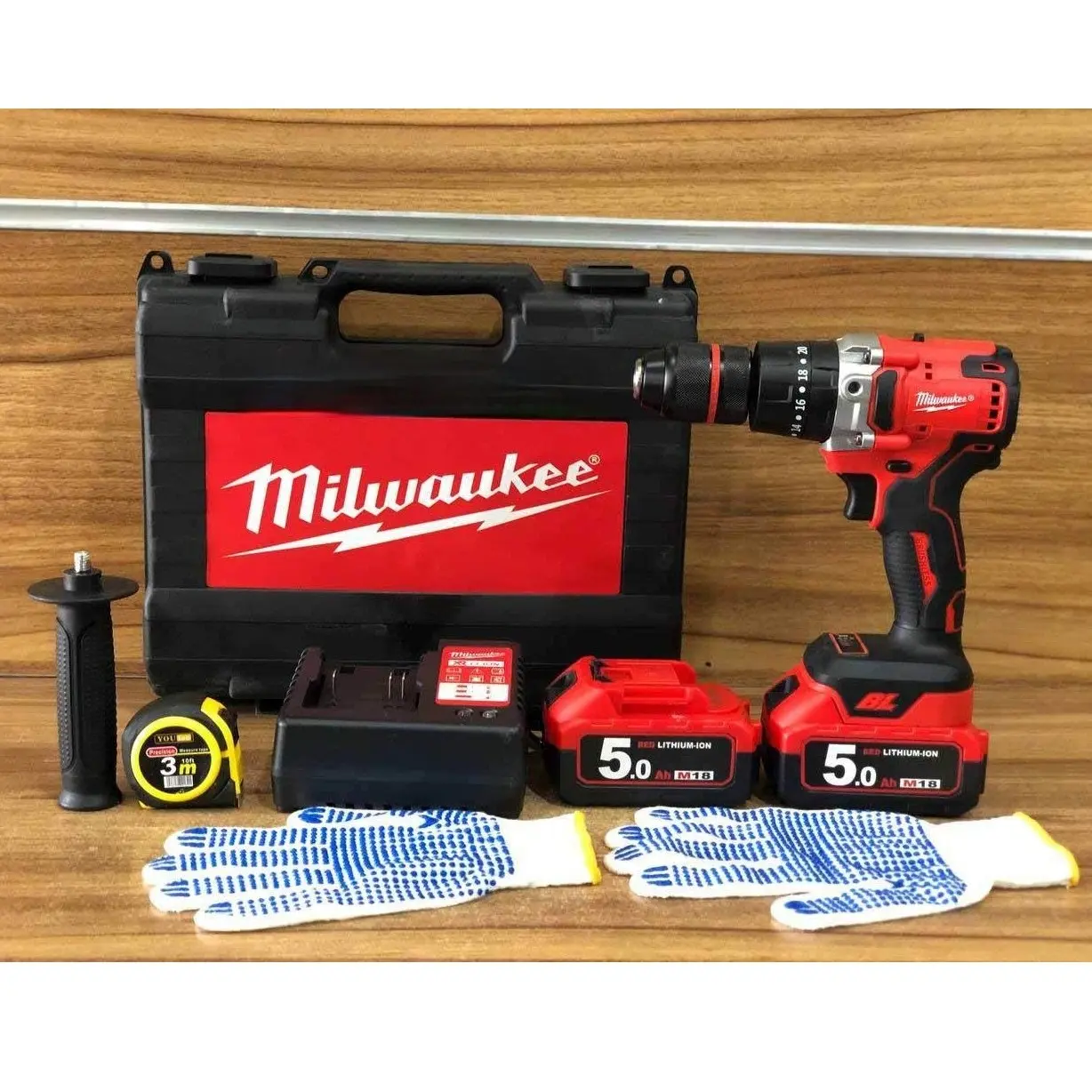 دریل شارژی میلواکی سه نظام فلزی مدل Milwaukee UDD101 M18