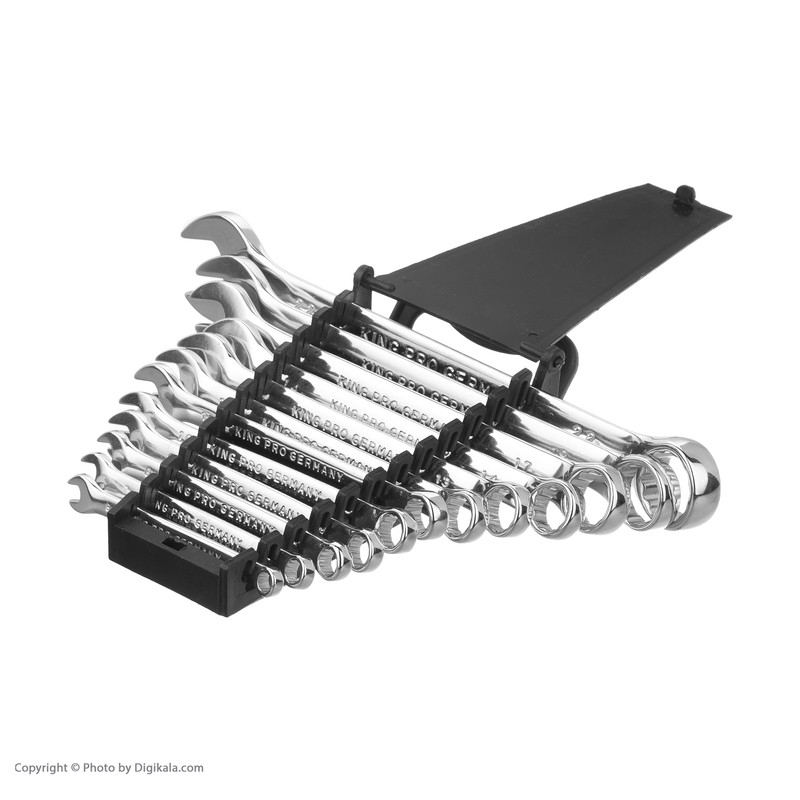 آچار یکسر تخت و یکسر رینگی جاب مدل MM 22-6 مجموعه 12 عددی