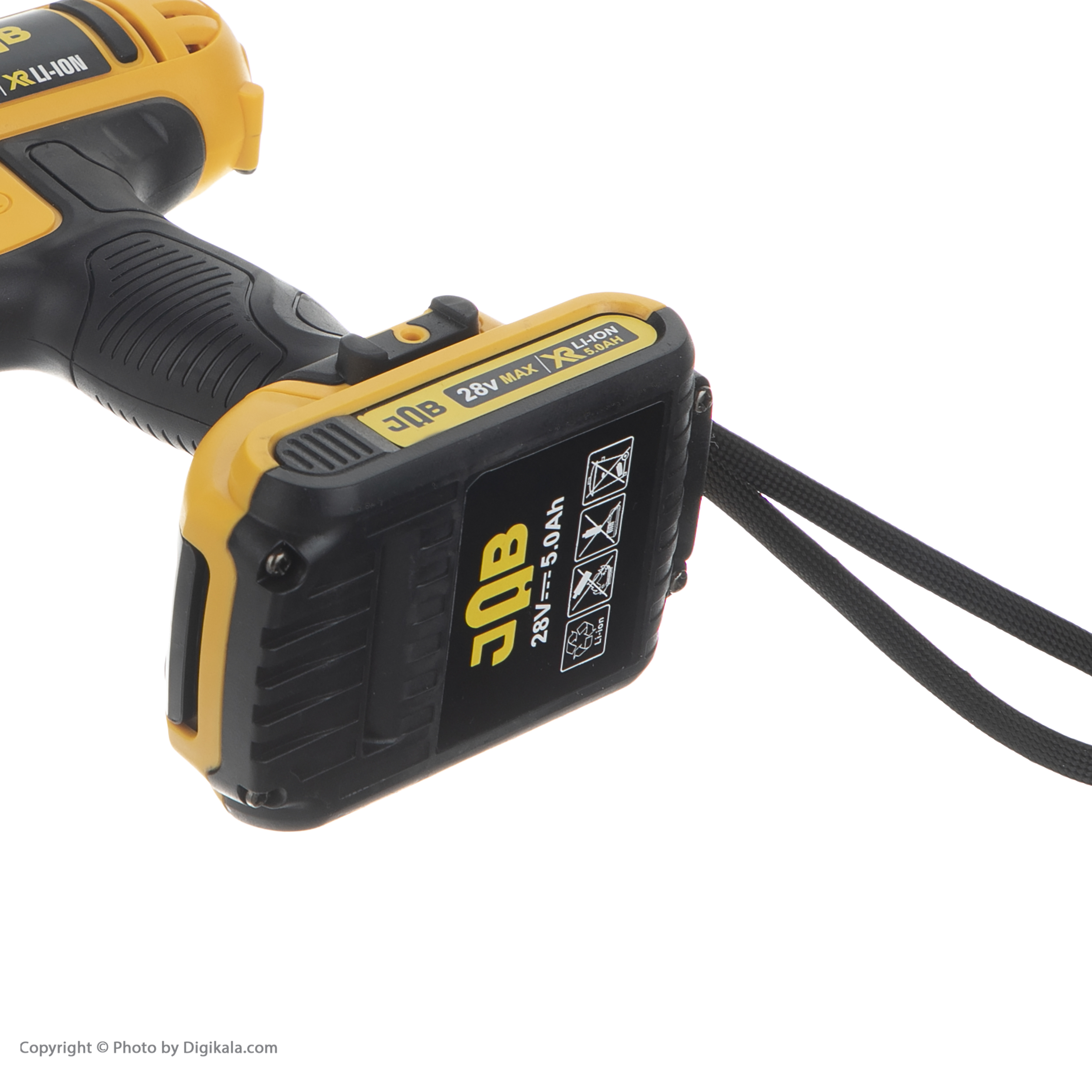 مجموعه 34 عددی دریل پیچ گوشتی شارژی چکشی صنعتی جاب مدل JBE-8828