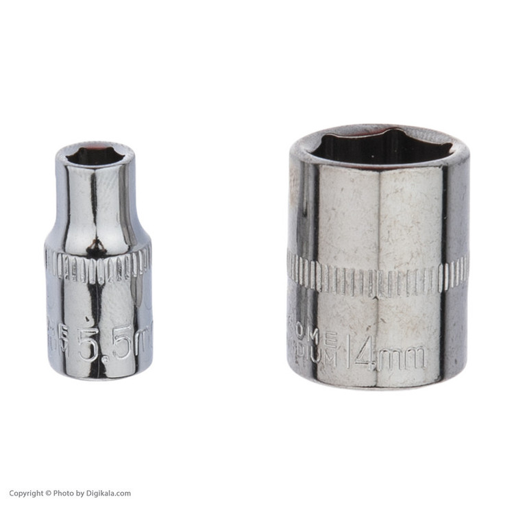 آچار بکس و سری بکس جاب مدل JB-5300 مجموعه 53 عددی