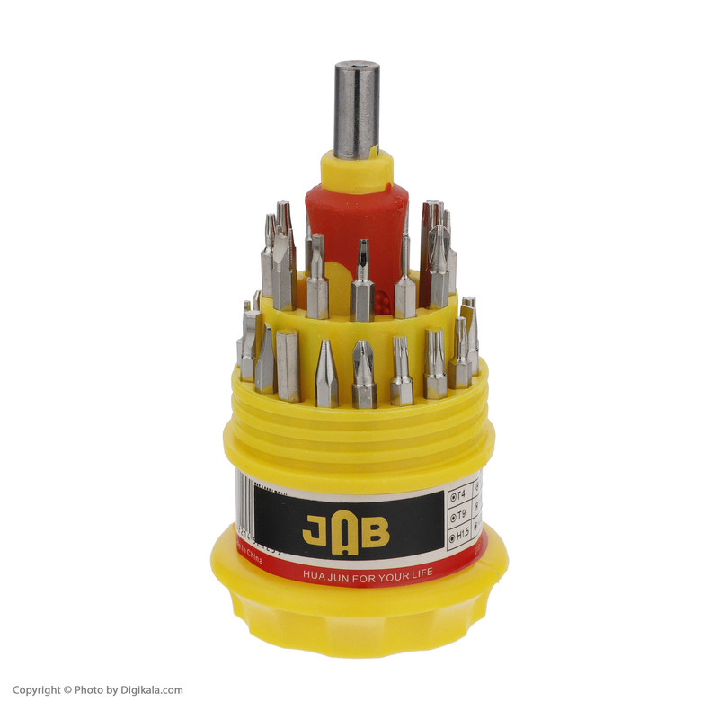 سری پیچ گوشتی جاب مدل JB-14002 مجموعه 35 عددی