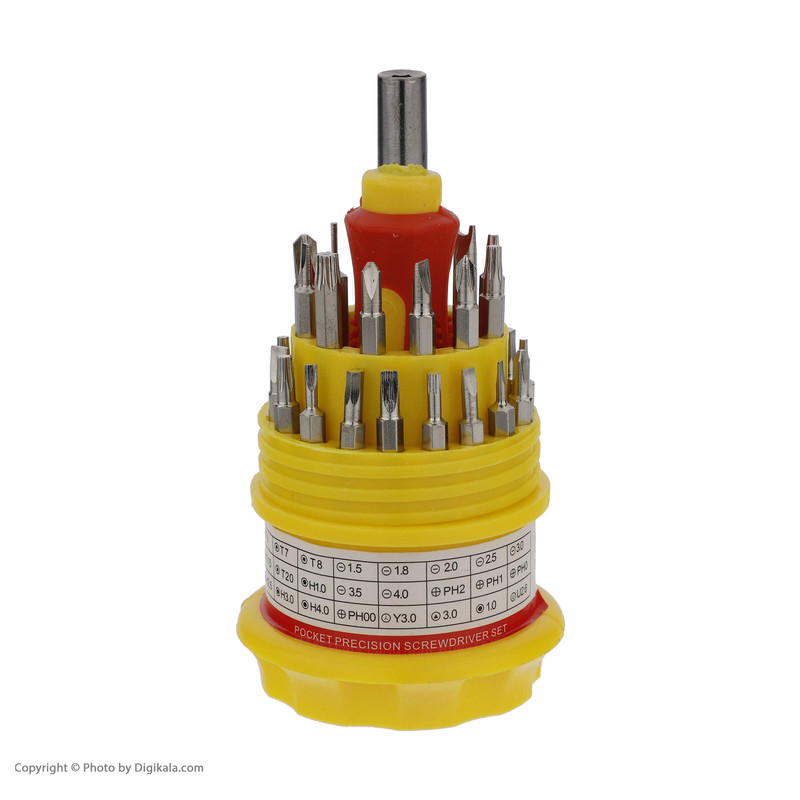 سری پیچ گوشتی جاب مدل JB-14002 مجموعه 35 عددی