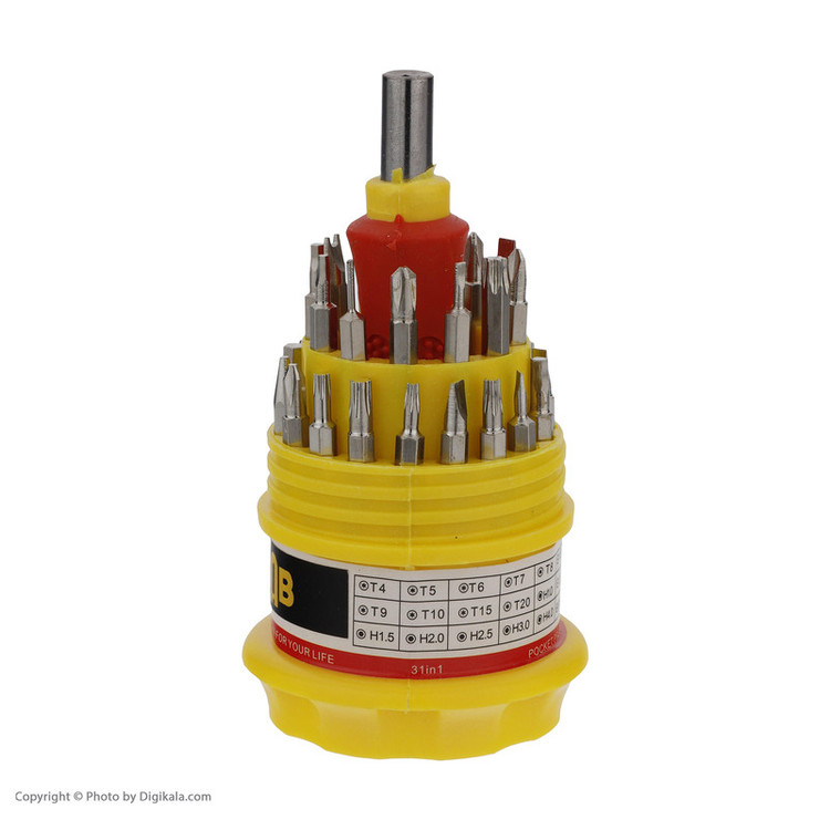 سری پیچ گوشتی جاب مدل JB-14002 مجموعه 35 عددی